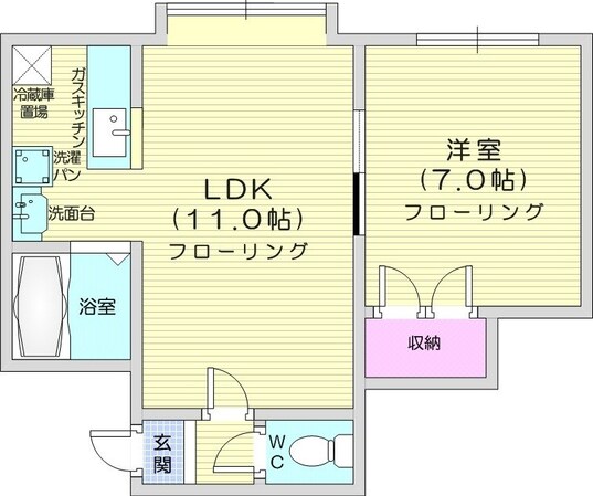 新川駅 徒歩5分 2階の物件間取画像